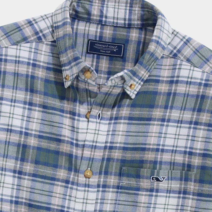 Vineyard Vines Men's Great Point Plaid Vinyard Flannel Shirt