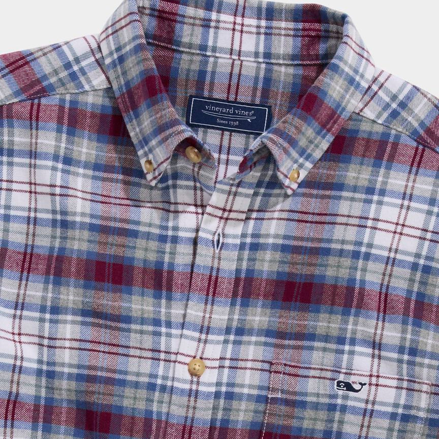 Vineyard Vines Men's Great Point Plaid Vinyard Flannel Shirt