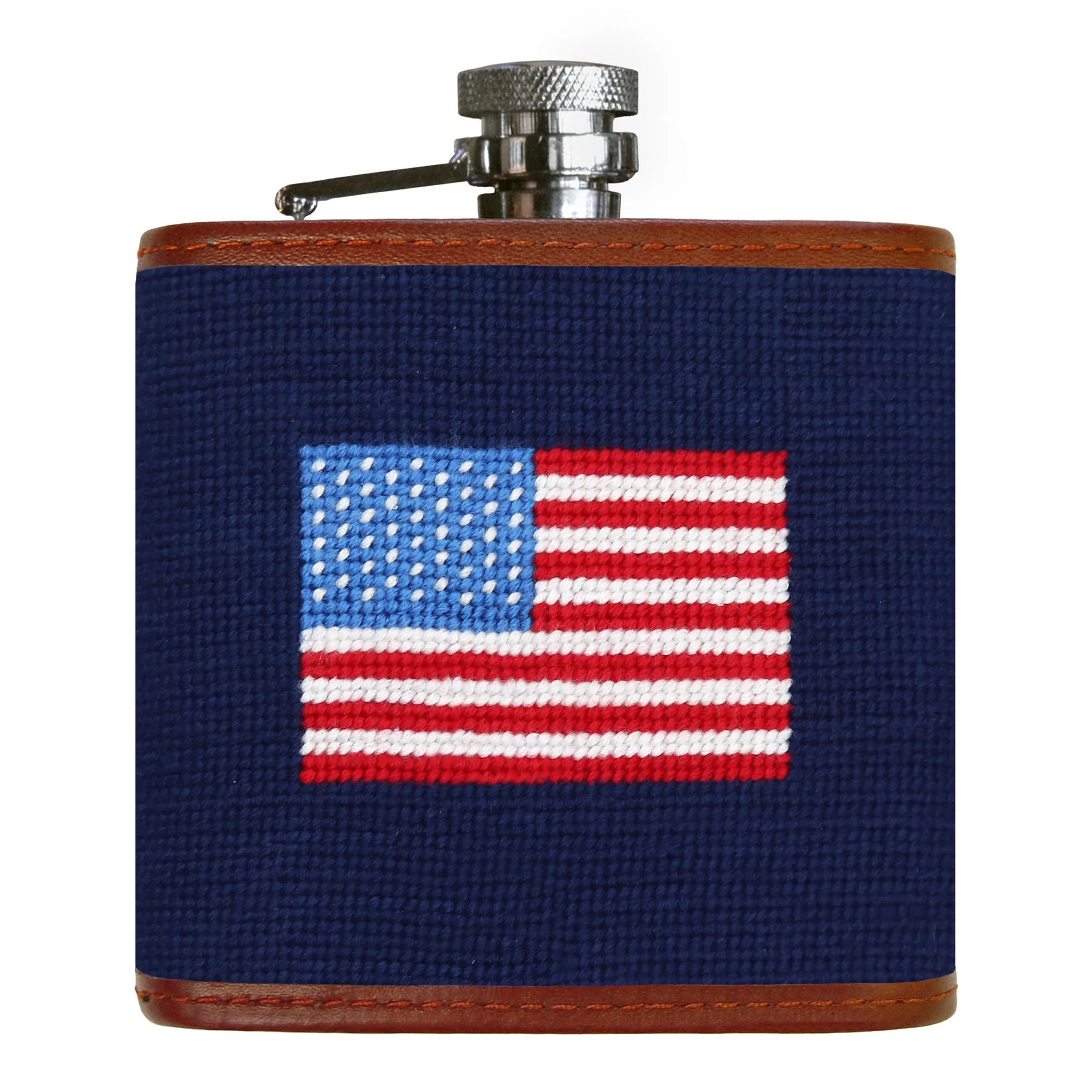 Smathers & Branson Hand Stitched Flask