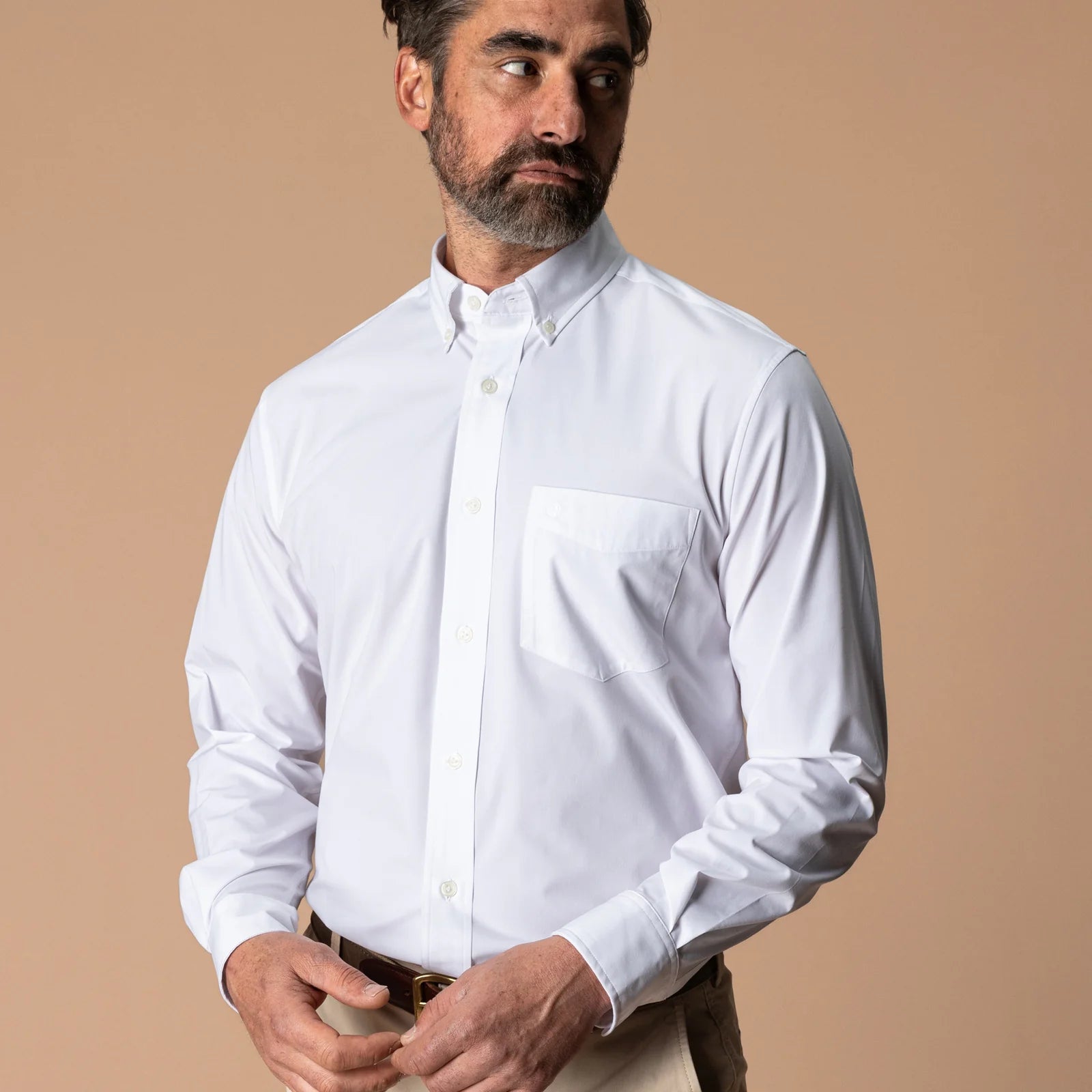 Duck Head Men's Boyce Solid Performance Button Down