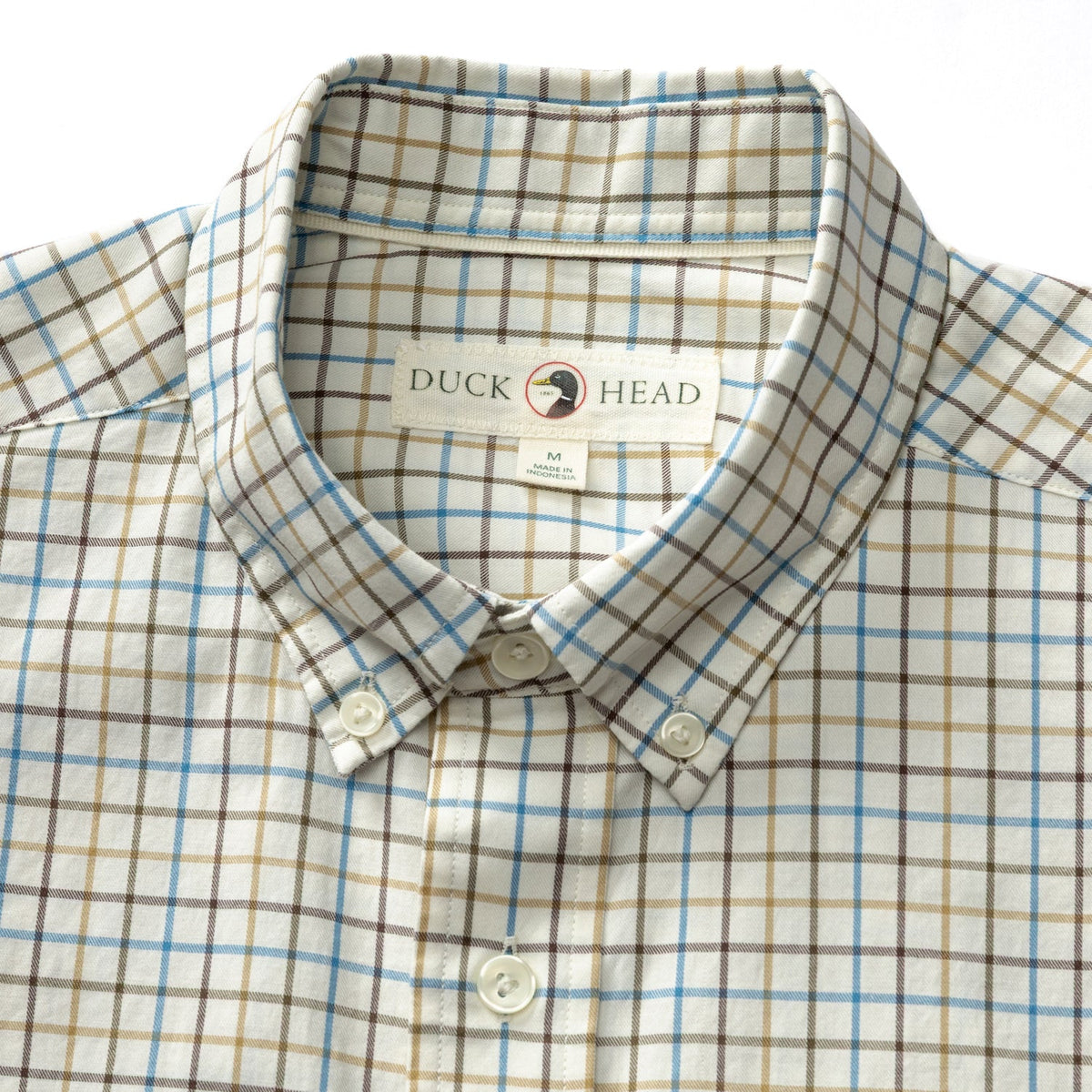 Duck Head Men's Joyner Plaid Cotton Twill Sport Shirt