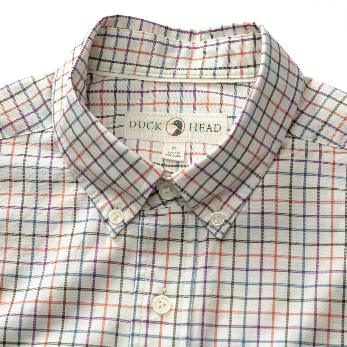 Duck Head Men's Joyner Plaid Cotton Twill Sport Shirt