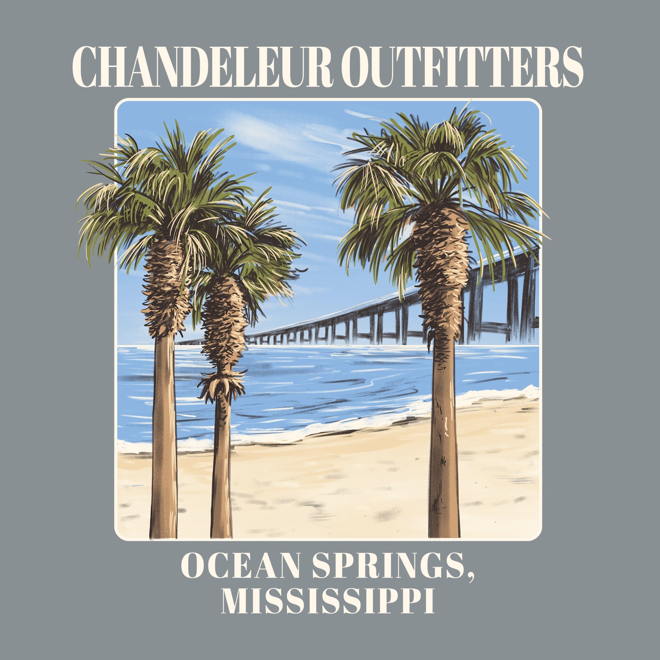 Chandeleur Outfitters Beach Side Breeze T-Shirt