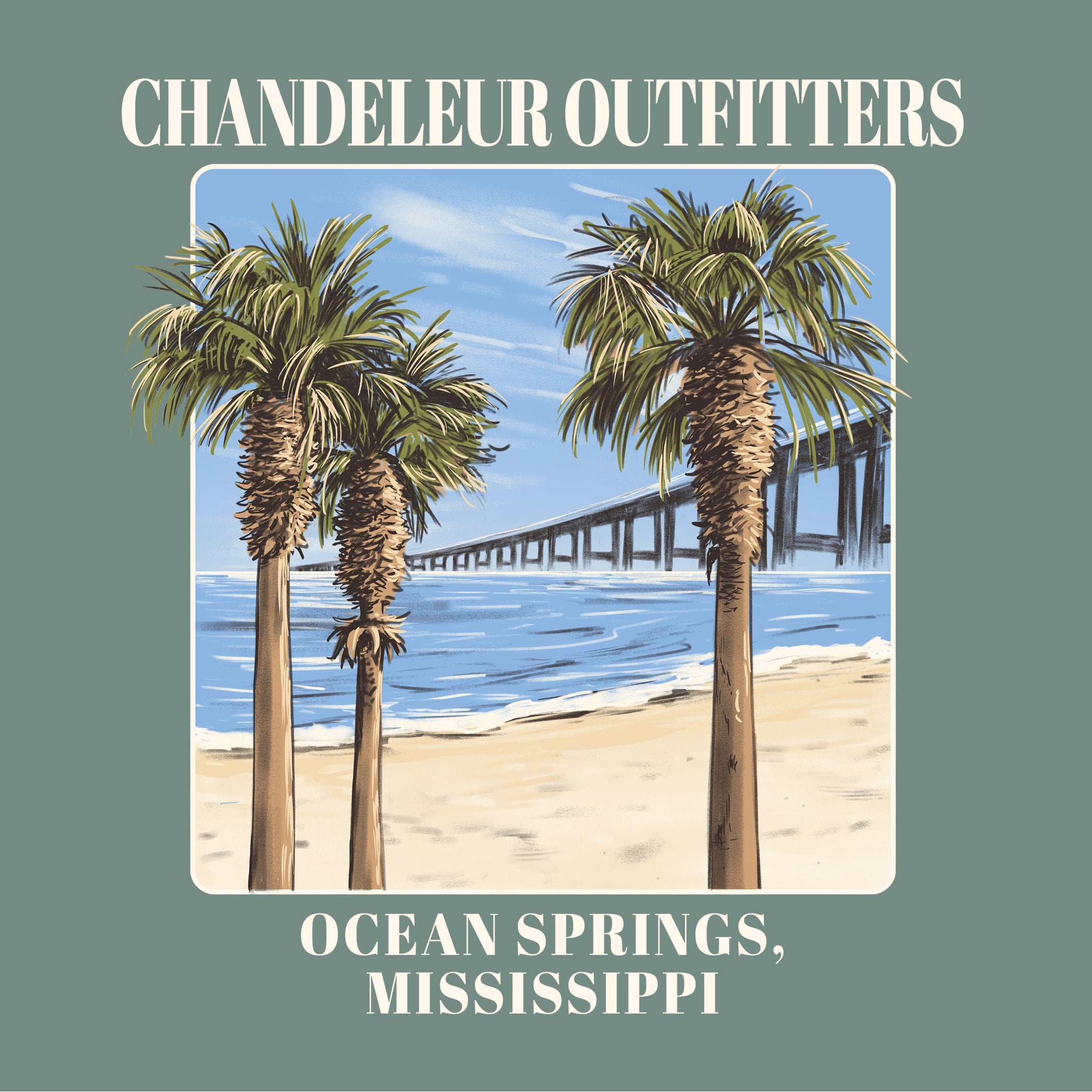 Chandeleur Outfitters Beach Side Breeze T-Shirt
