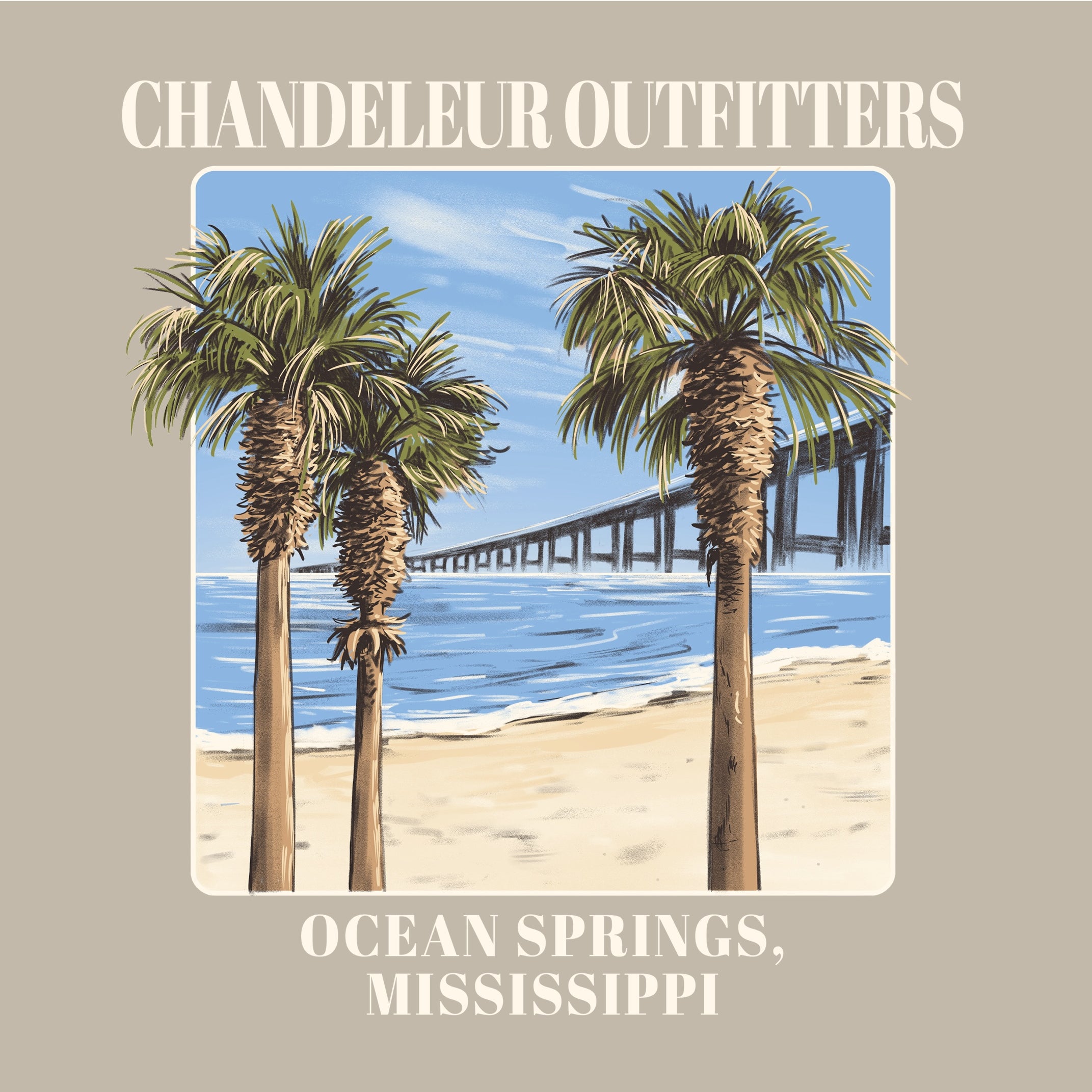 Chandeleur Outfitters Beach Side Breeze T-Shirt
