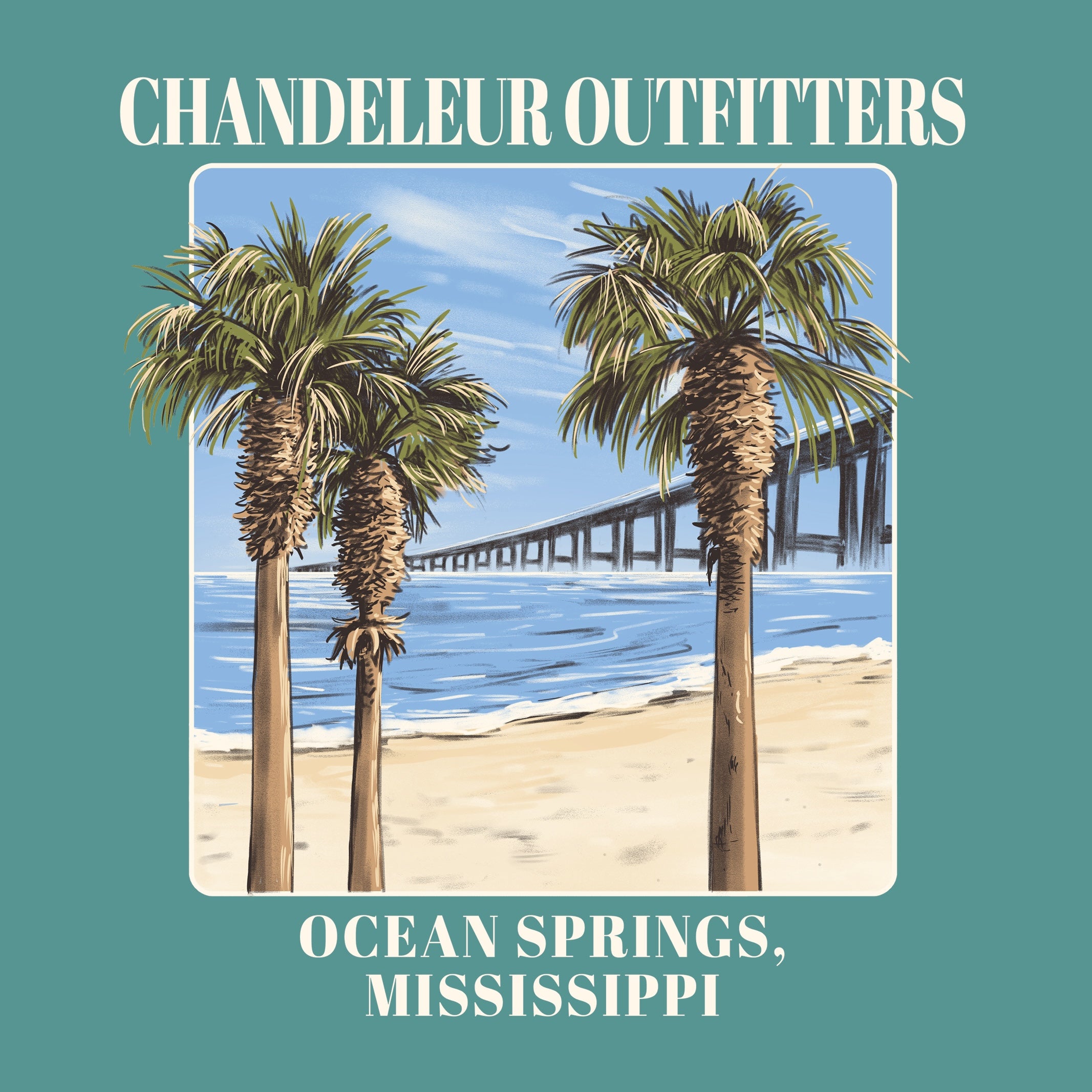 Chandeleur Outfitters Beach Side Breeze T-Shirt