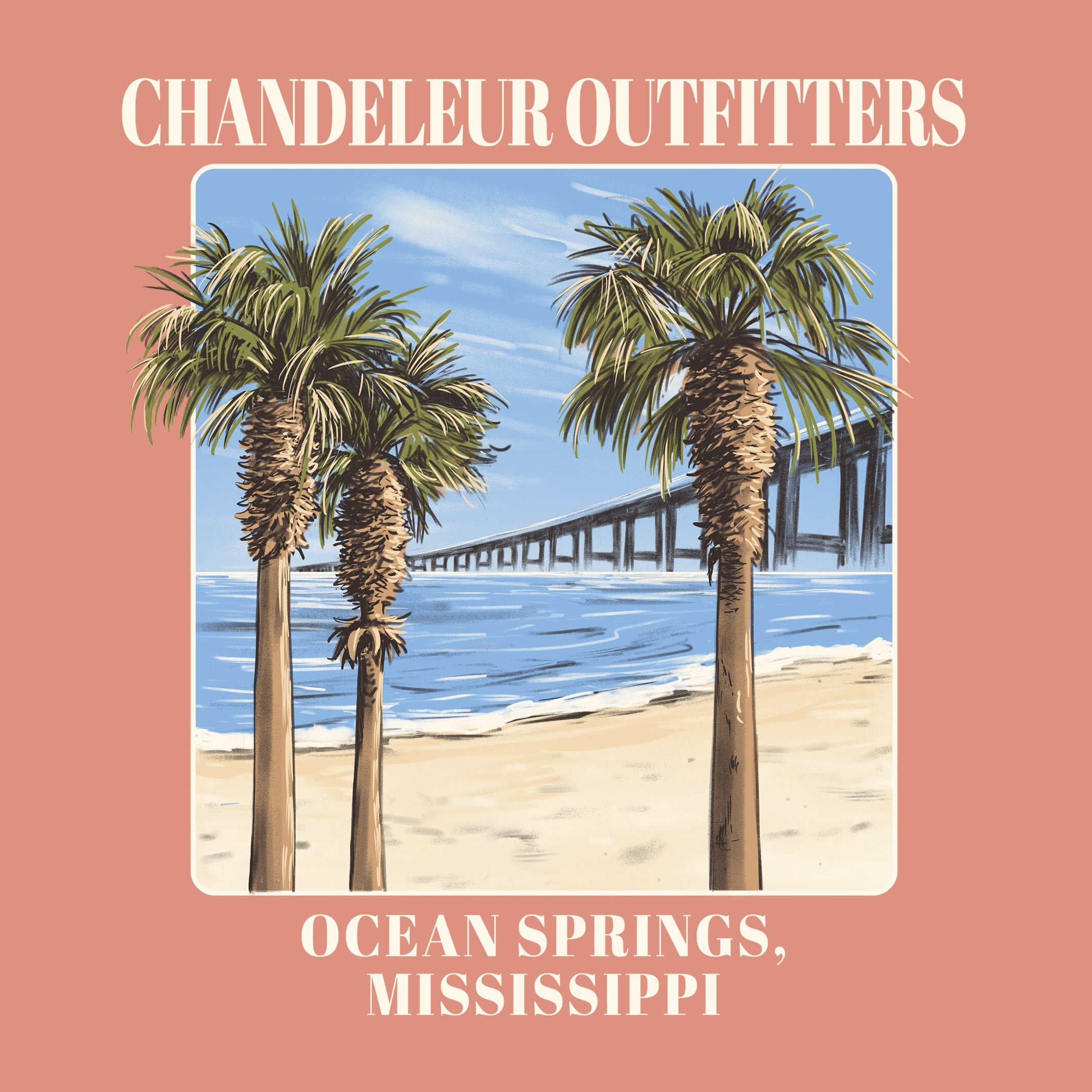 Chandeleur Outfitters Beach Side Breeze T-Shirt