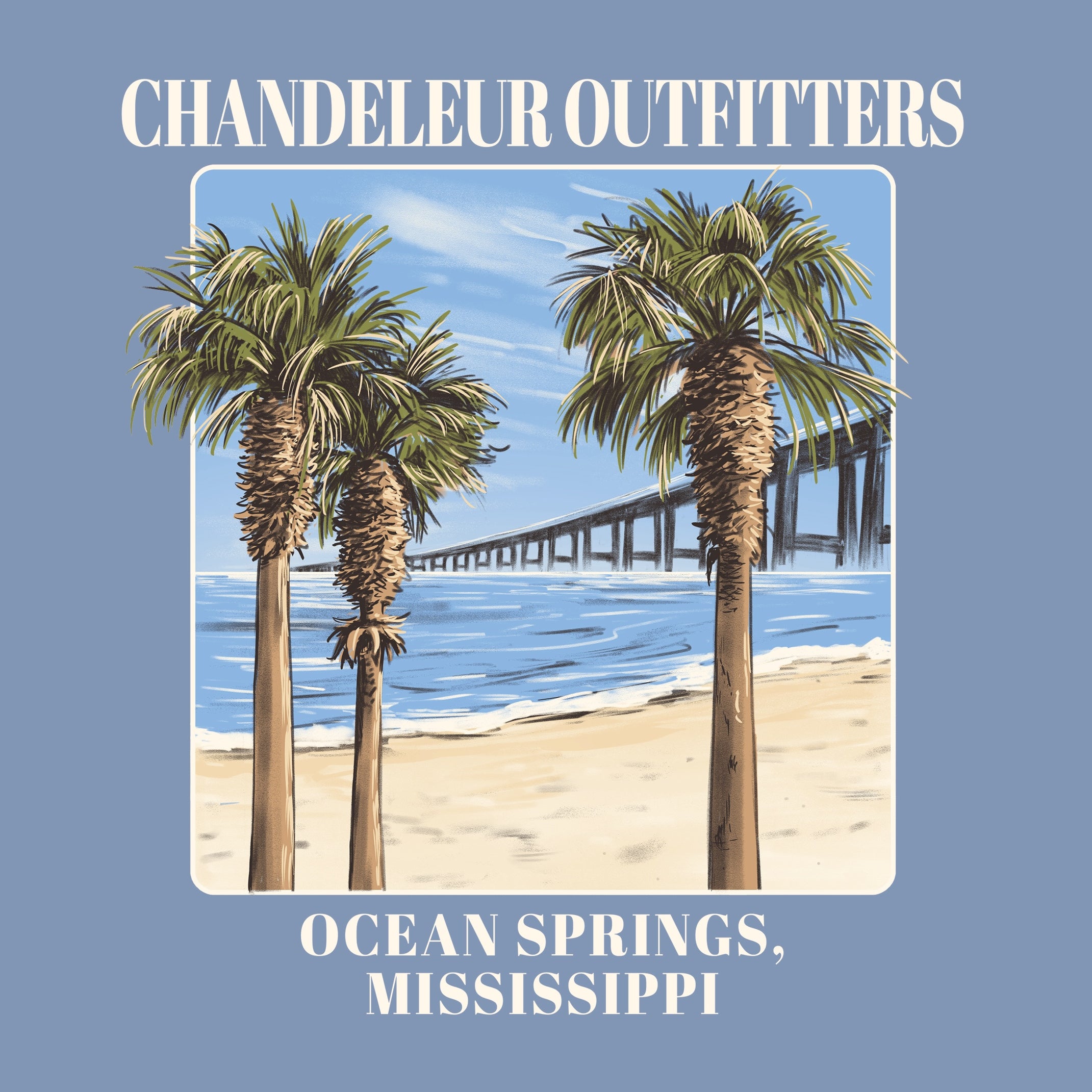 Chandeleur Outfitters Beach Side Breeze T-Shirt