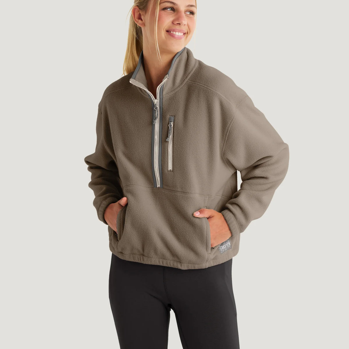 Free Fly Women's Ashridge Fleece Half Zip Pullover