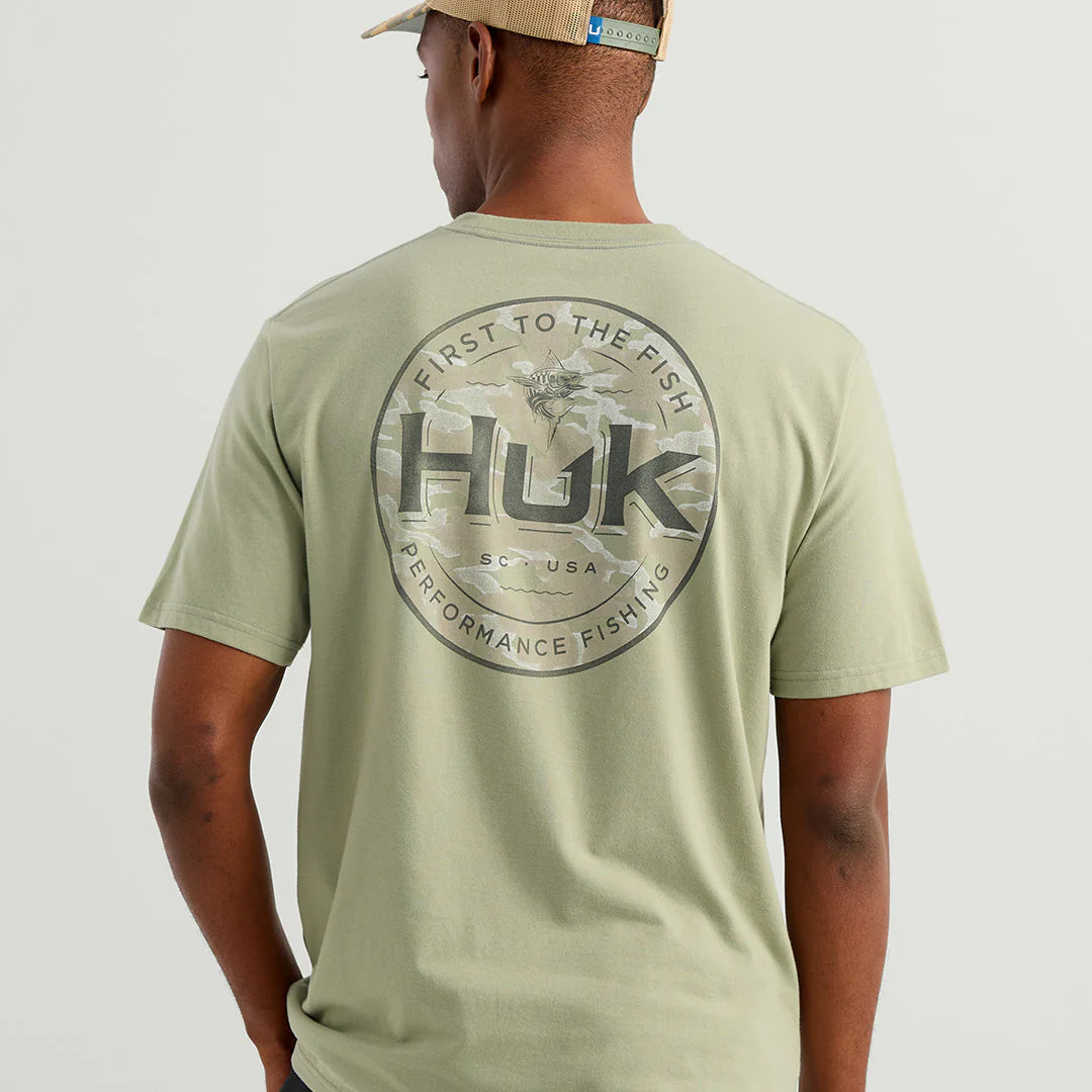 Huk Men's Circle T-Shirt