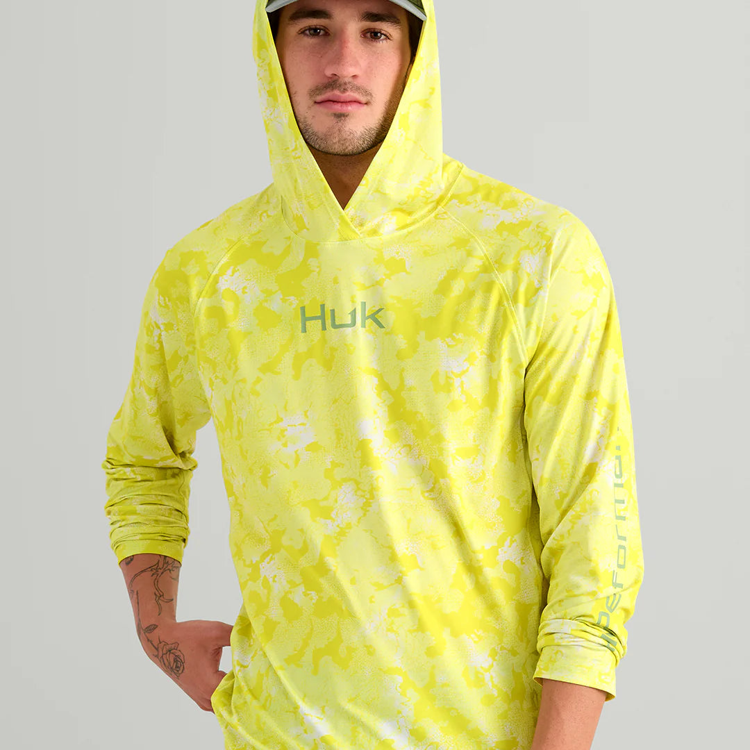 Huk Men's Airweight KC Printed Hoodie