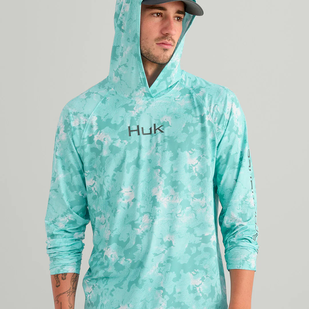 Huk Men's Airweight KC Printed Hoodie
