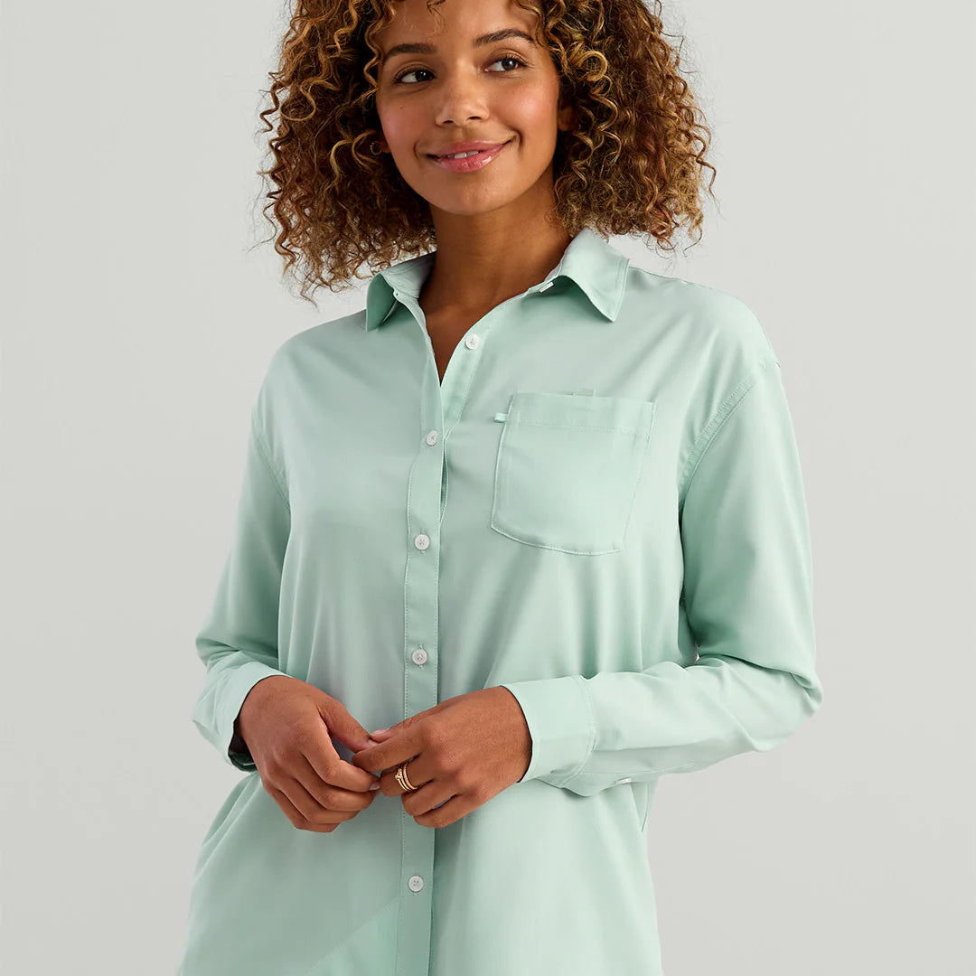 Huk Women's Tide Point Oversized Shirt