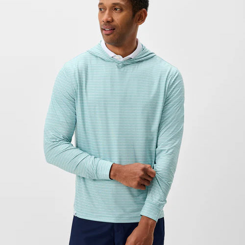 Johnnie-O Men’s Talon Performance Striped Hoodie