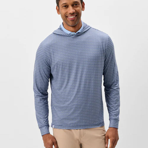 Johnnie-O Men’s Talon Performance Striped Hoodie