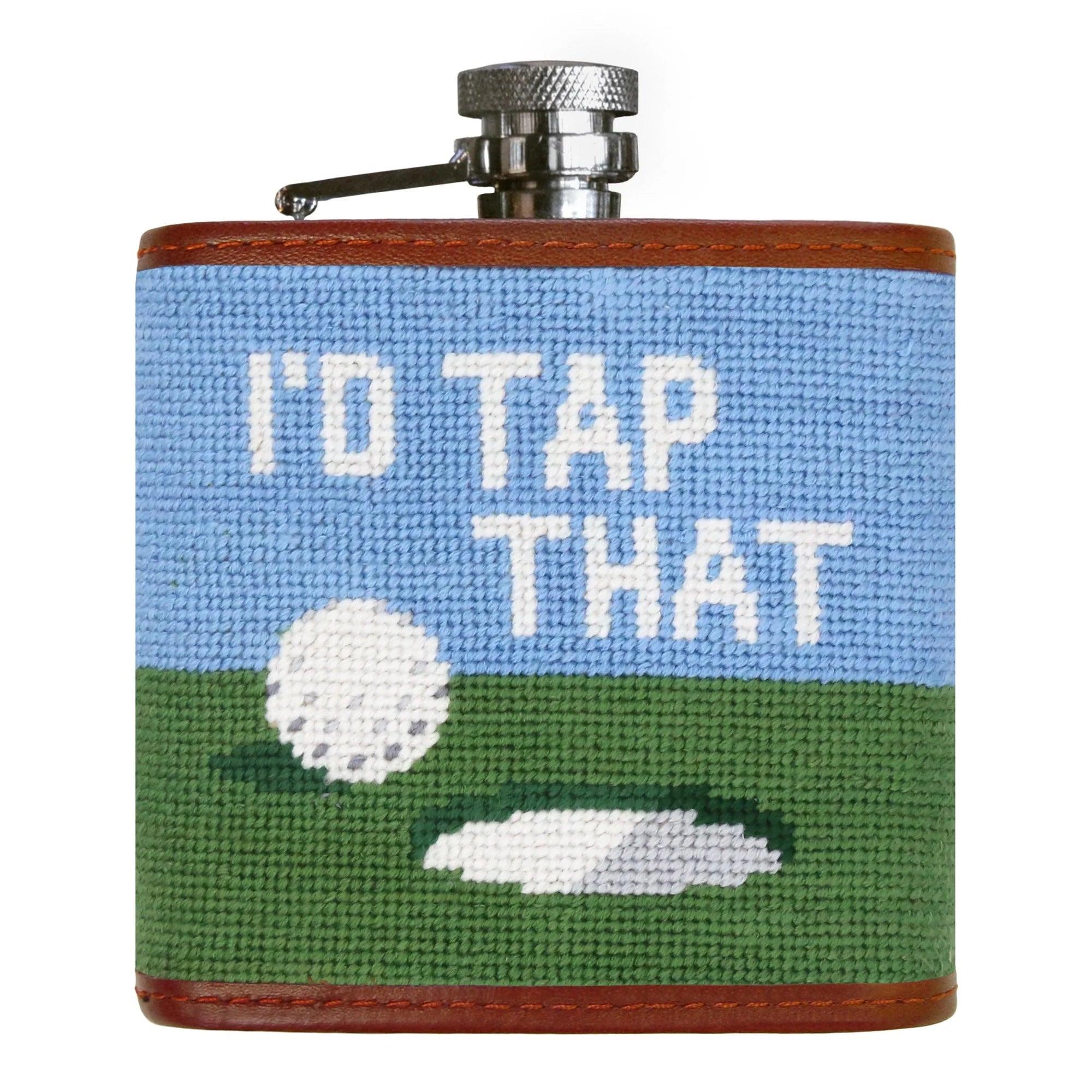 Smathers & Branson Hand Stitched Flask