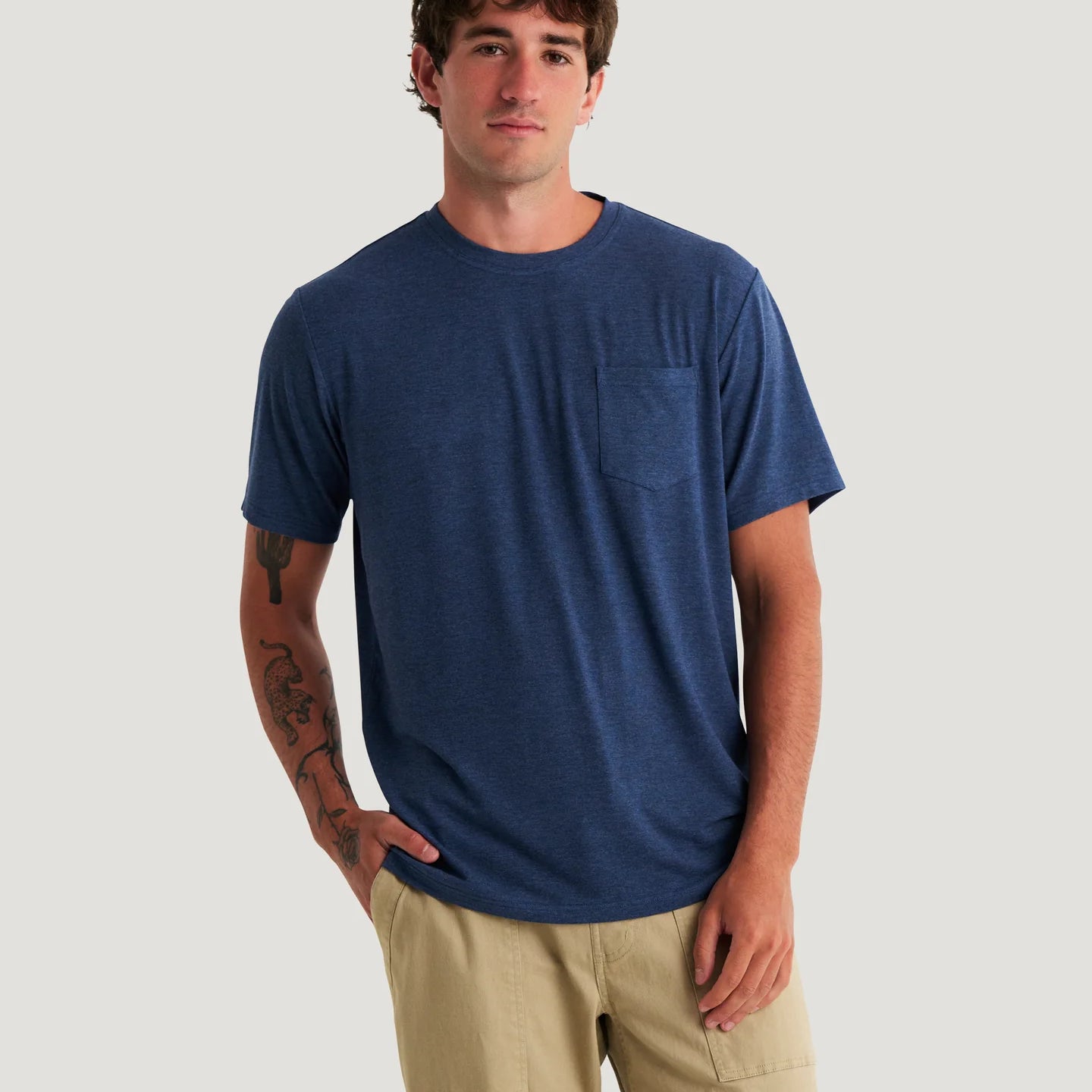 Free Fly Men's Bamboo Flex Pocket T-Shirt