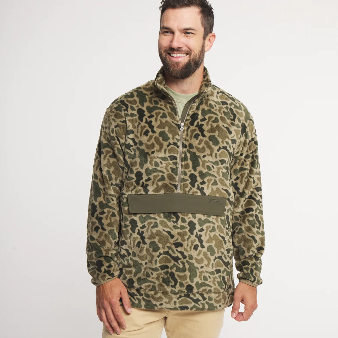 Southern Marsh Men's Wadsworth Fleece Pullover - Retro Camo