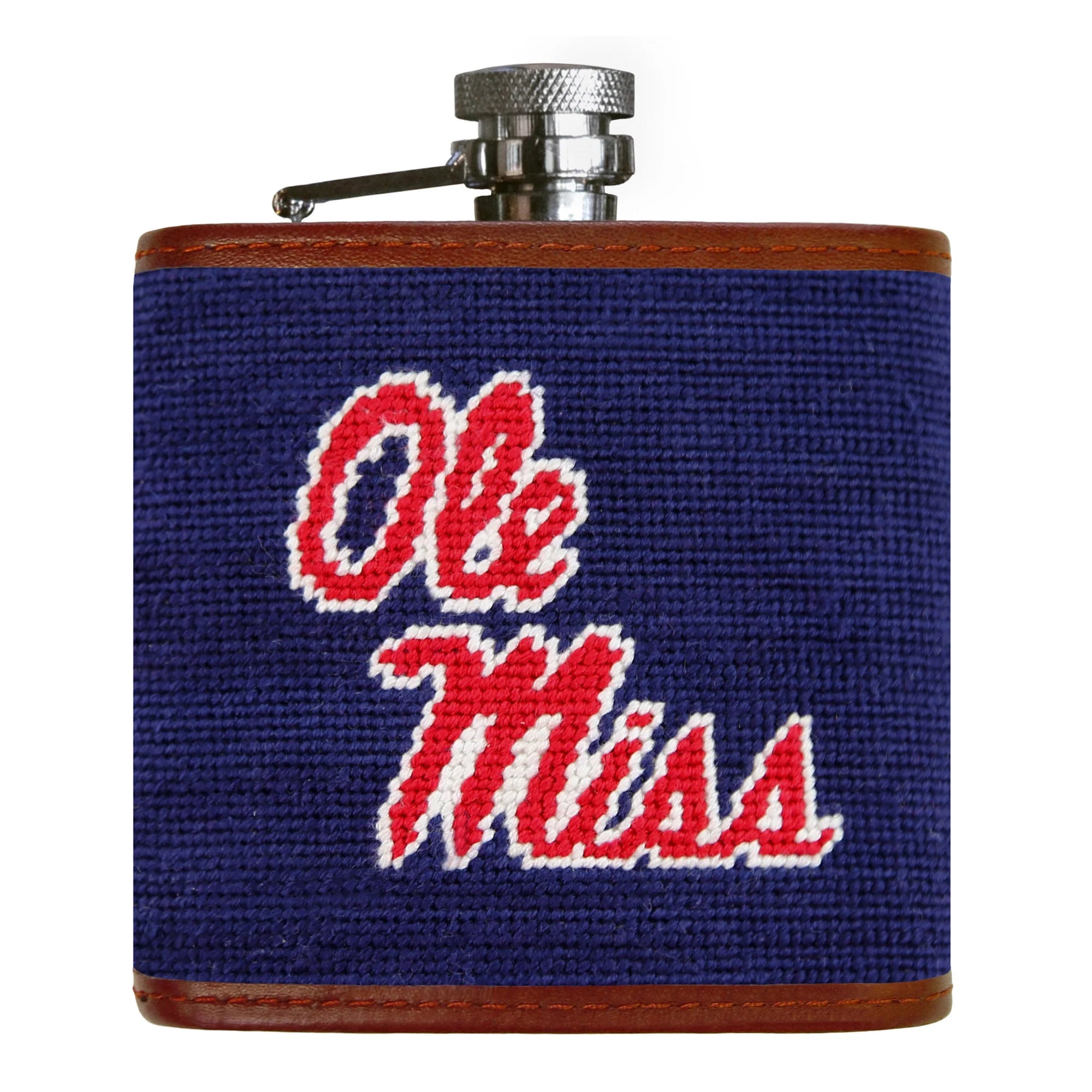 Smathers & Branson Hand Stitched Flask