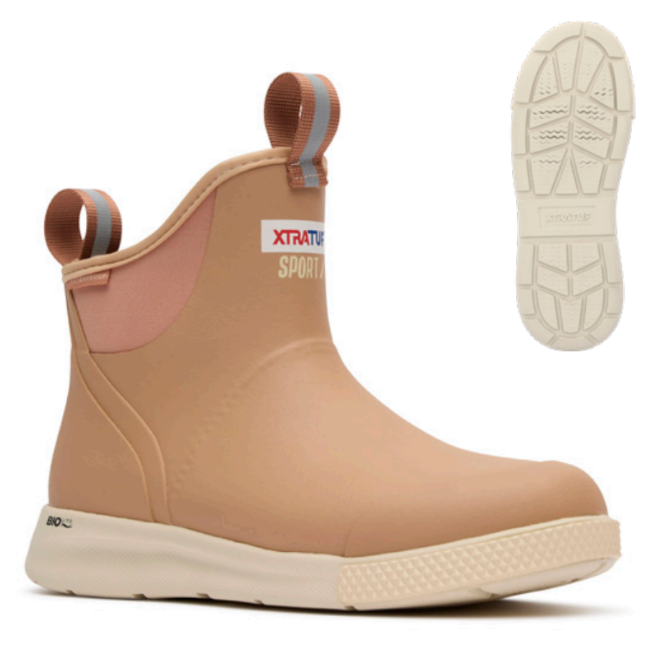 XtraTuf Women's 6" Ankle Deck Boot BioLite Sport