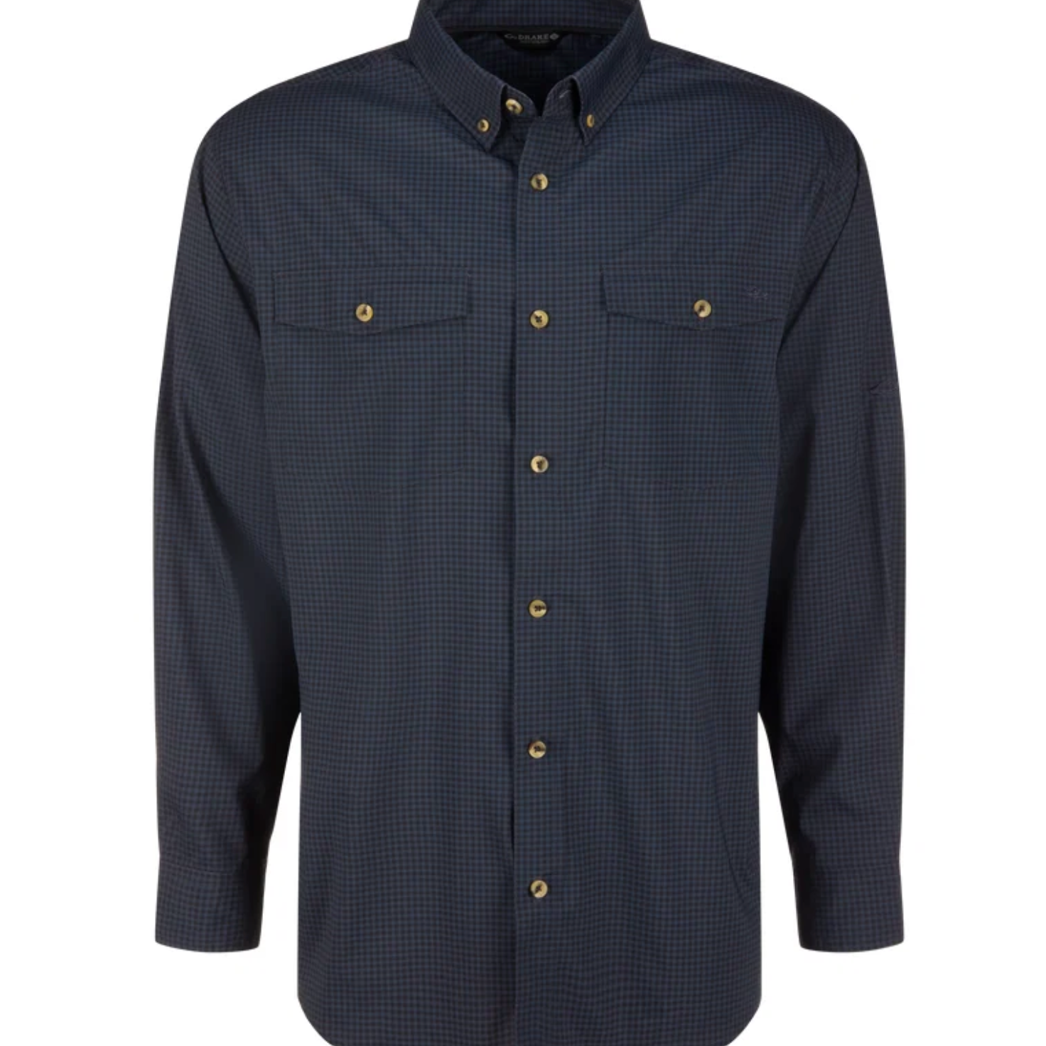 Drake Men's Frat Tattersall Gingham Button Down