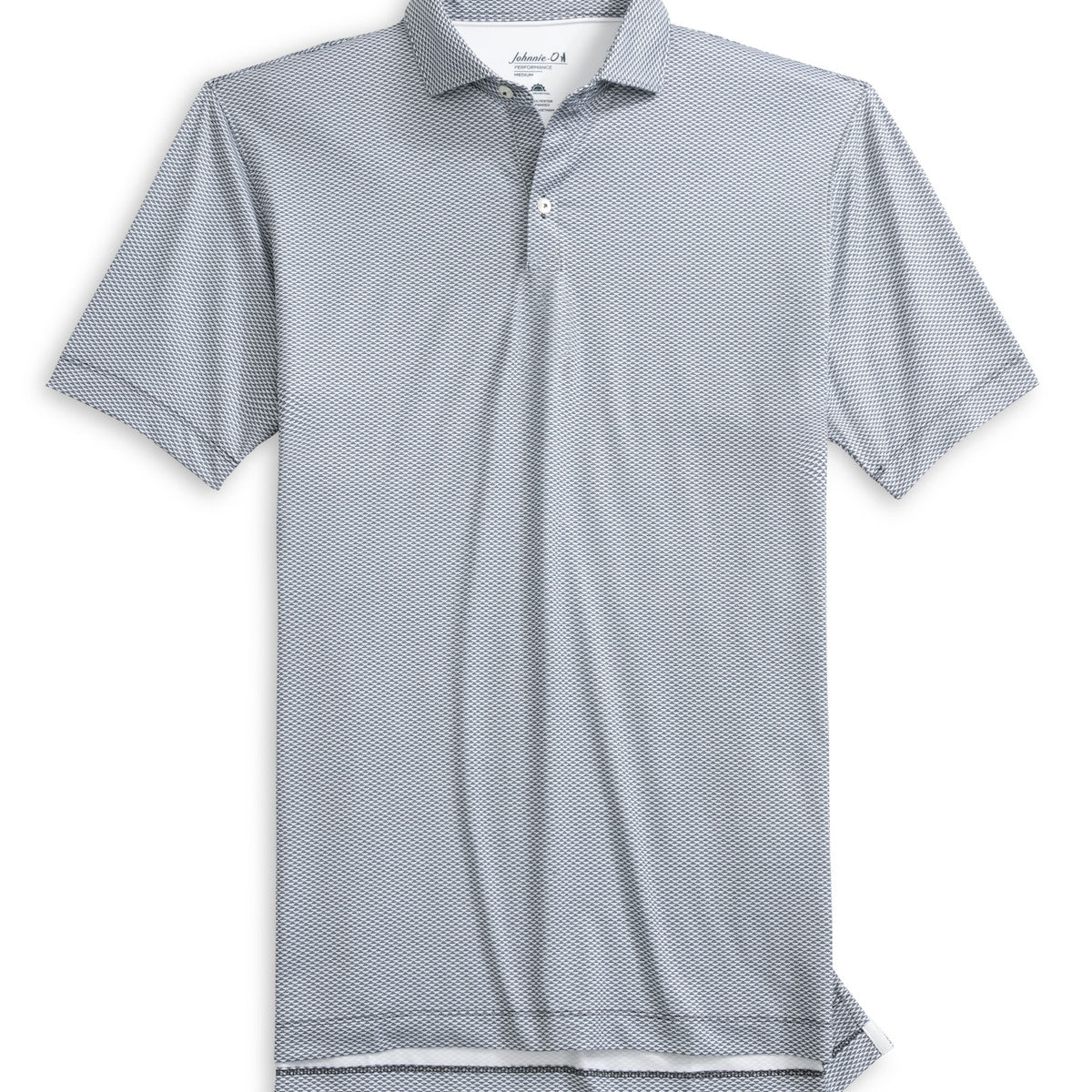 Johnnie-O Men's Rud Geo Print Performance Jersey Polo