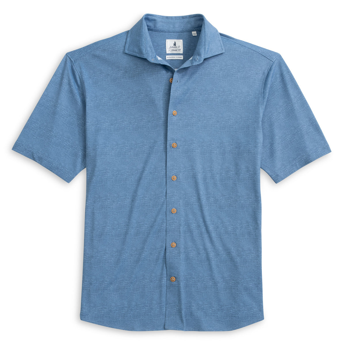 Johnnie-O Men's Breck Hangin’ Out Knit Short Sleeve Button-Up Shirt