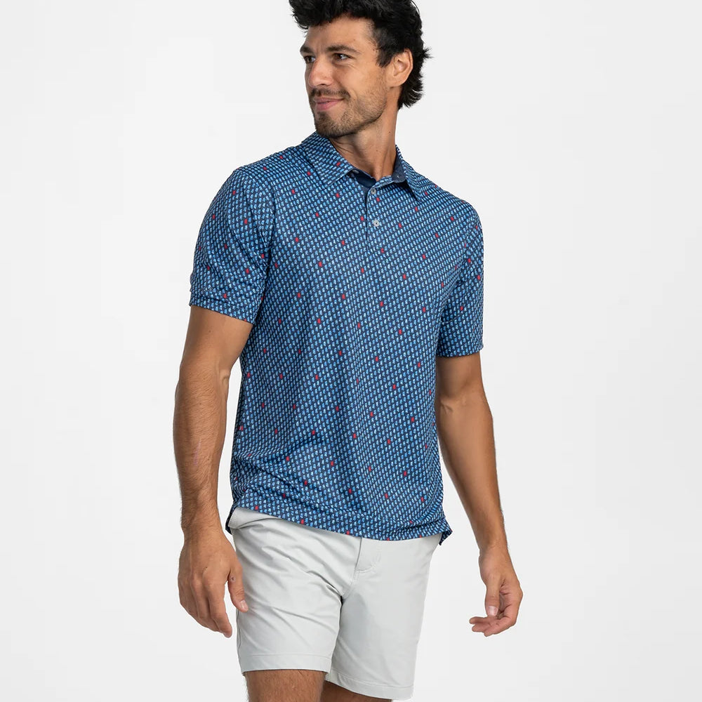 Southern Shirt Men's Kickoff Camo Motion Tech Performance Polo