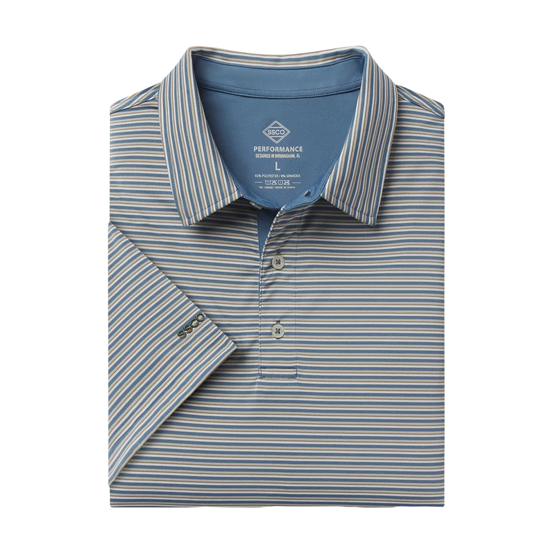 Southern Shirt Men's Crestline Stripe Polo