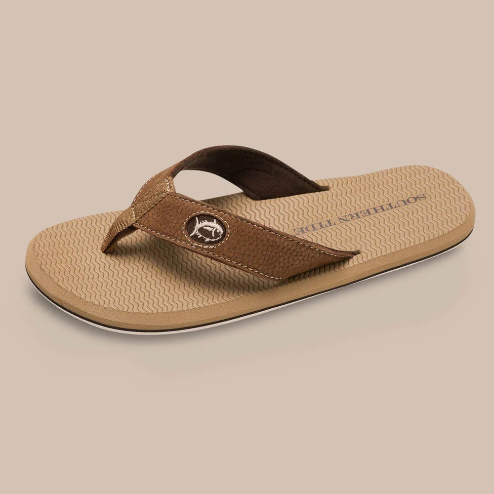 Southern Tide Men's Embroidered Skipjack Flipjacks Flip Flops