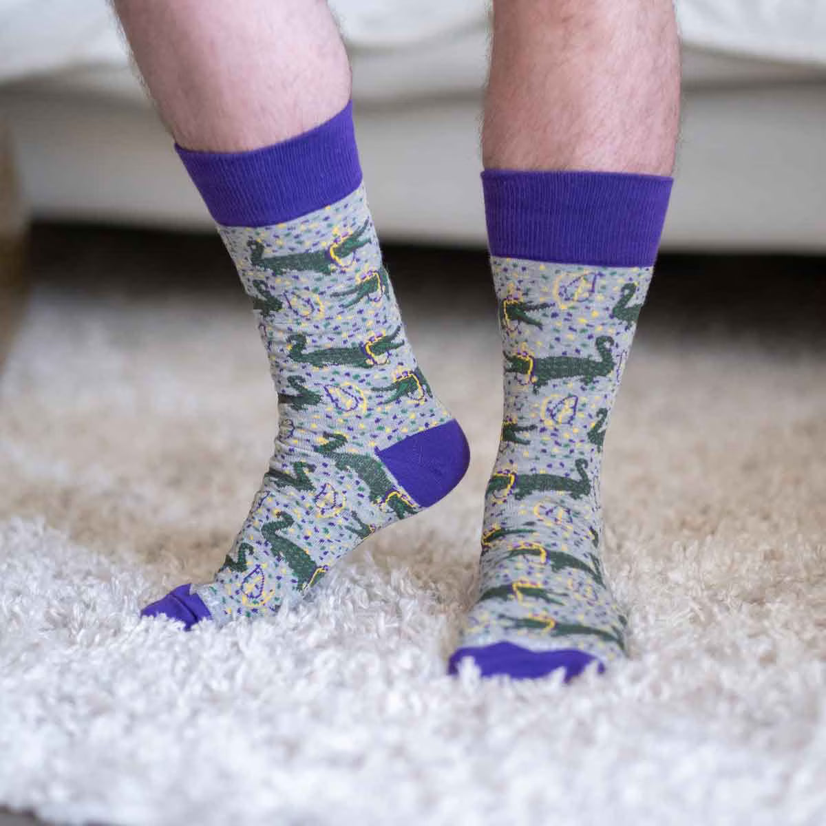 The Royal Standard Mardi Gras Socks