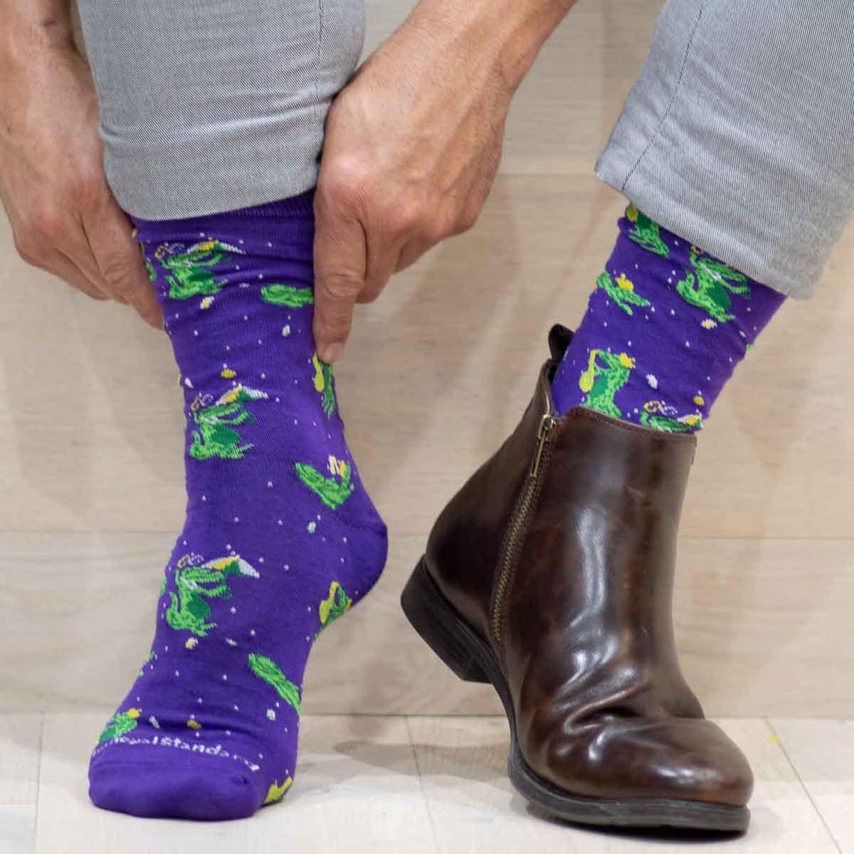 The Royal Standard Mardi Gras Socks