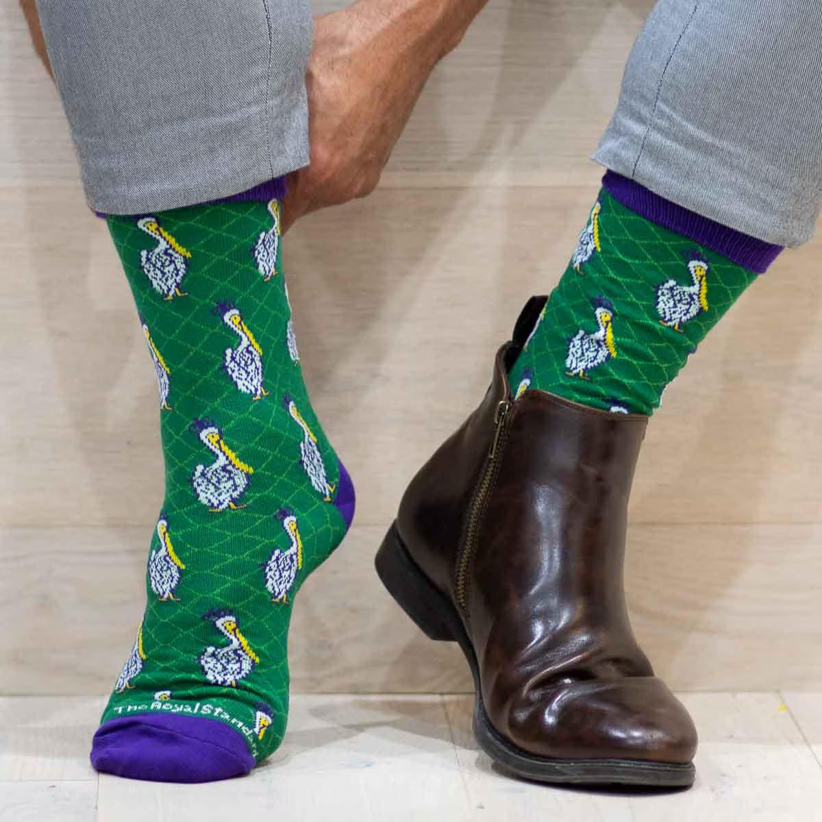 The Royal Standard Mardi Gras Socks