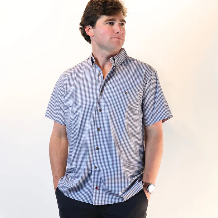 Cowboy Country Club Men's Short Sleeve Button Down