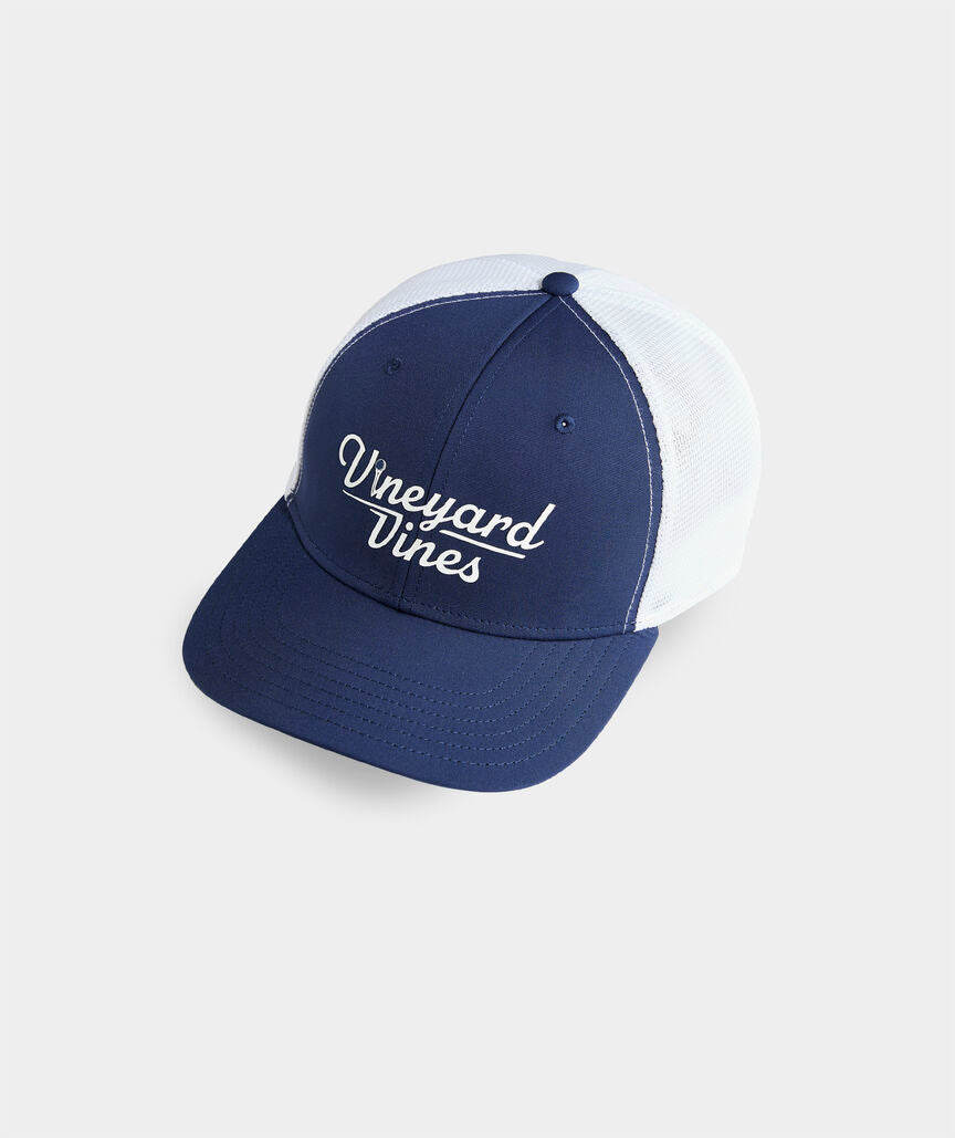 Vineyard Vines Golf Logo Trucker Hat