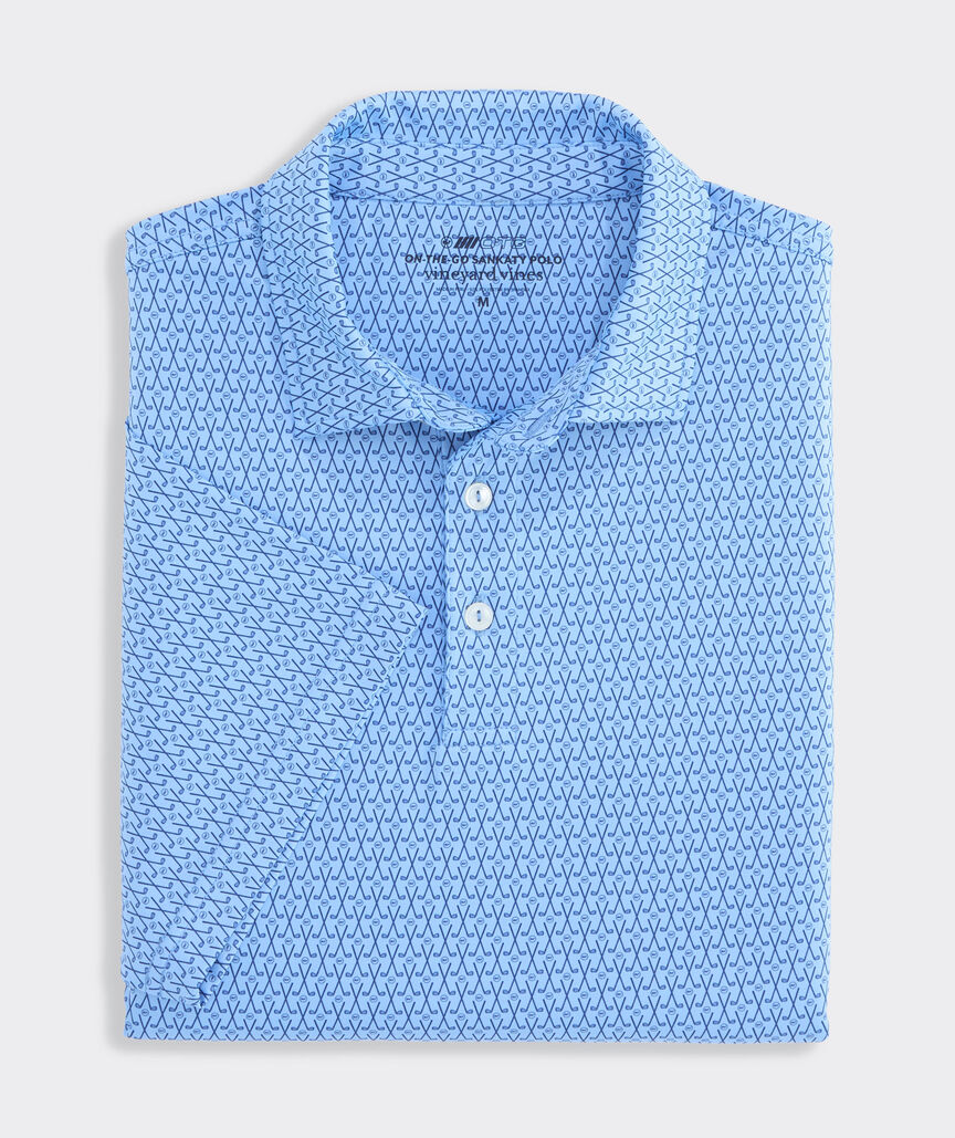 Vineyard Vines Men's Printed Sankaty Polo