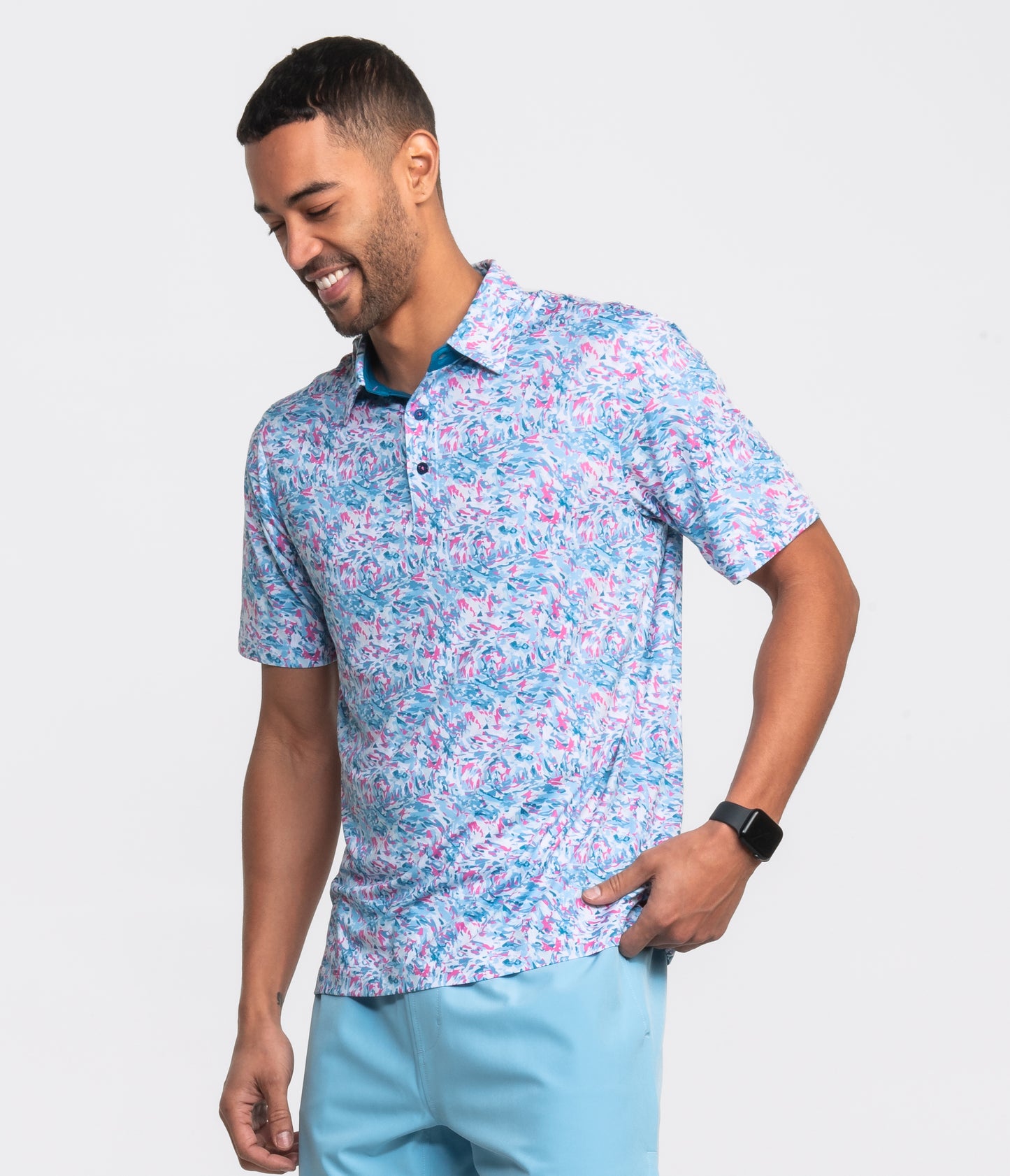 Southern Shirt Men's Barrier Reef Printed Polo