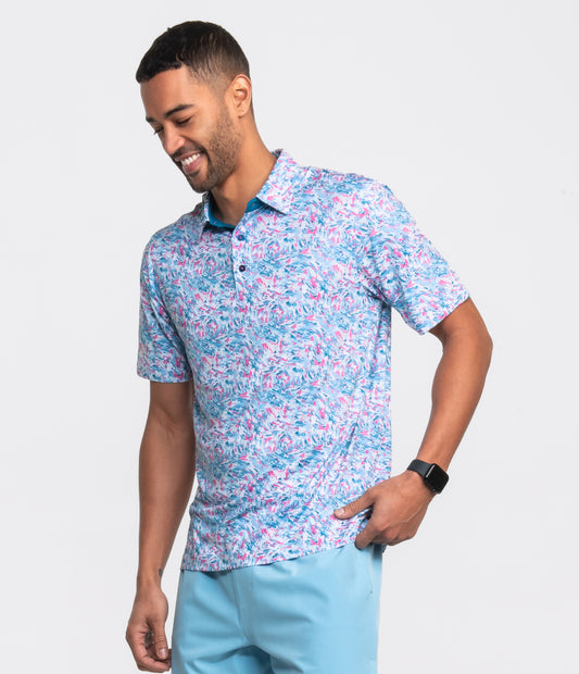 Southern Shirt Men's Barrier Reef Printed Polo