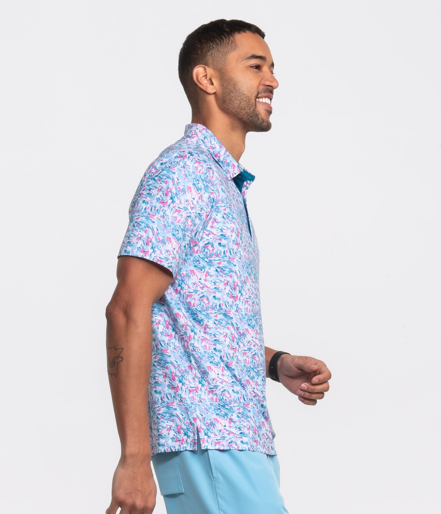 Southern Shirt Men's Barrier Reef Printed Polo