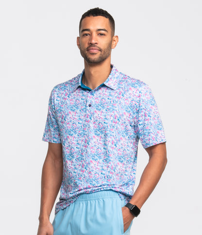 Southern Shirt Men's Barrier Reef Printed Polo