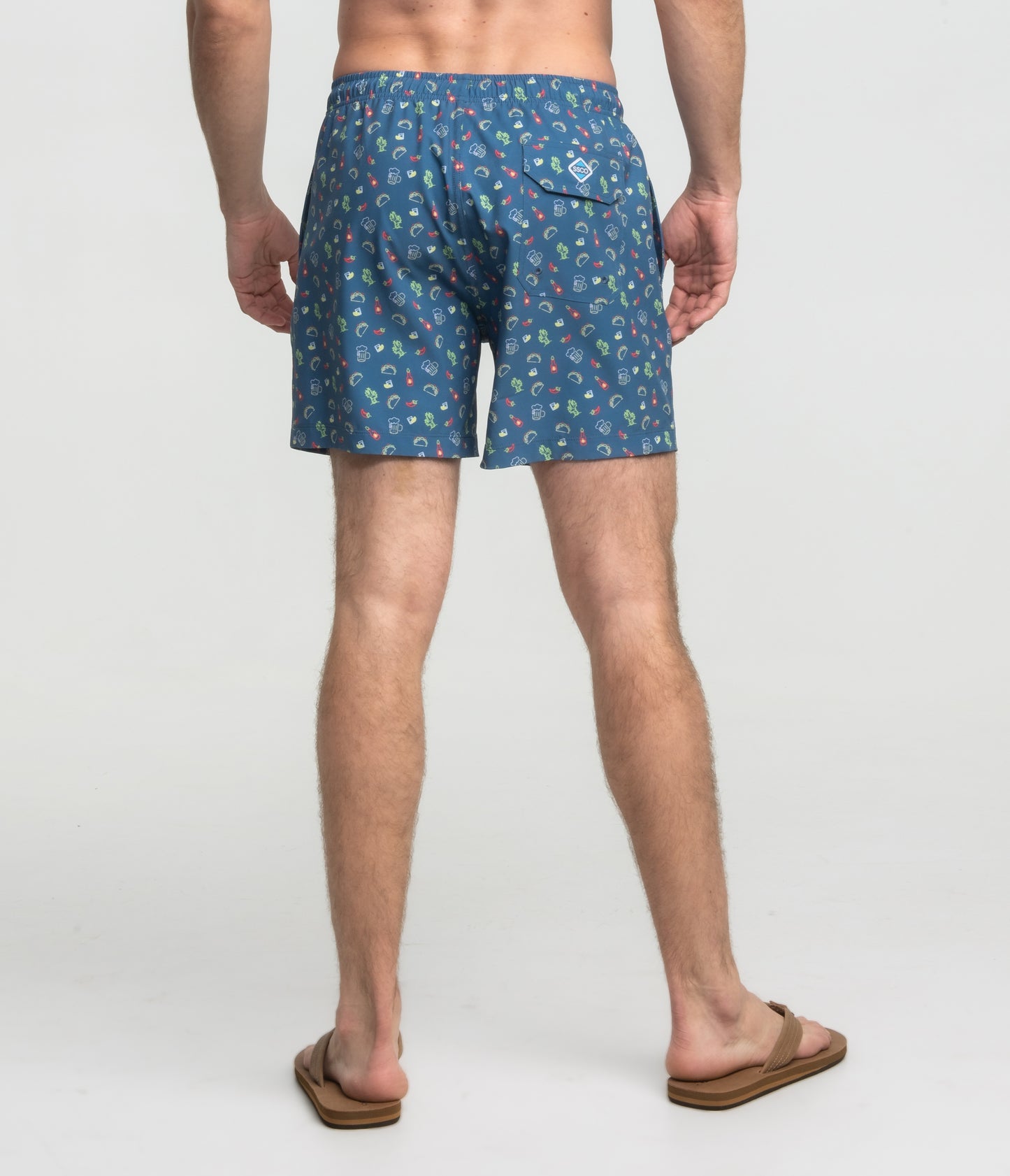 Southern Shirt Taco Tuesday Swim Shorts