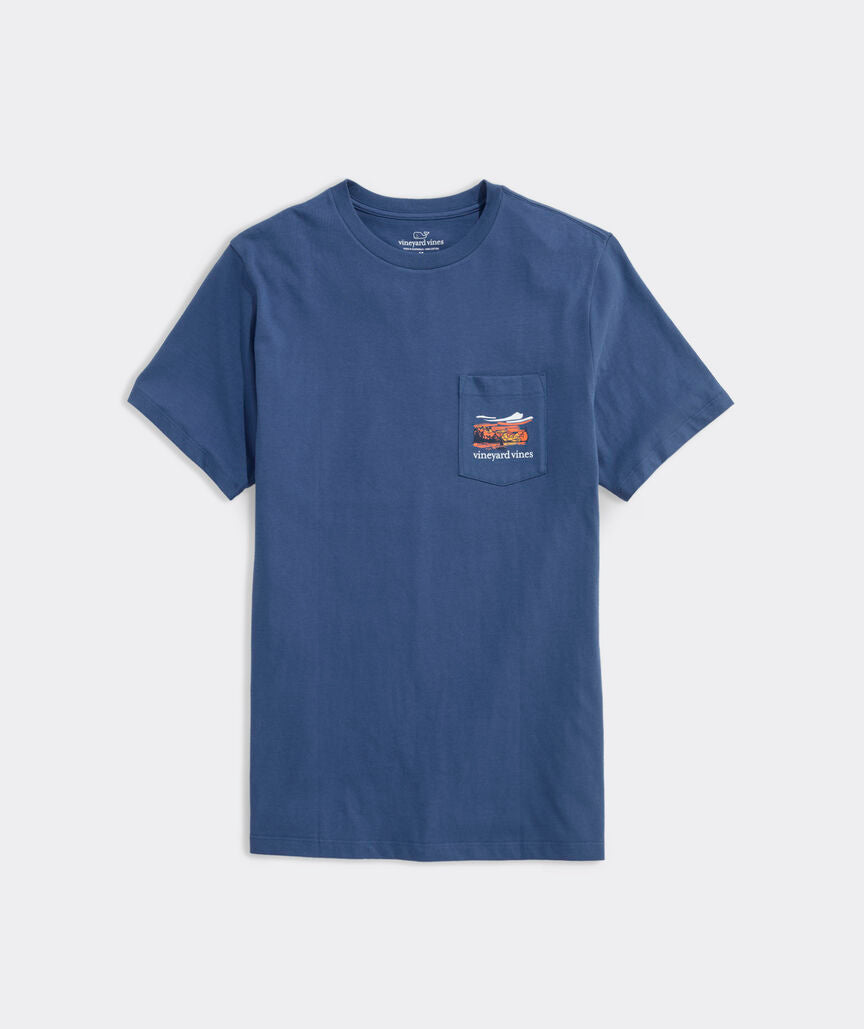 Vineyard Vines Autumn Wakes SS Pocket Tee