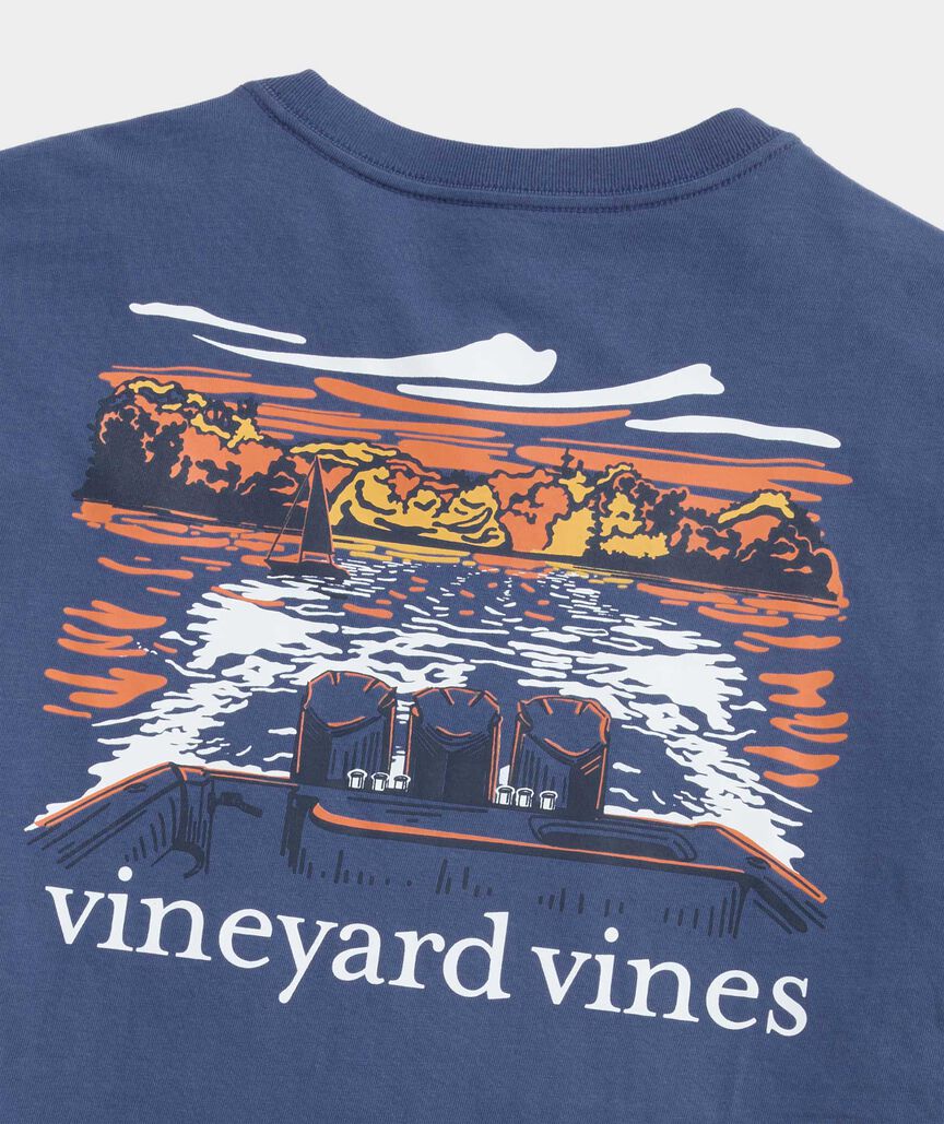 Vineyard Vines Autumn Wakes SS Pocket Tee