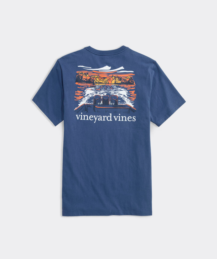 Vineyard Vines Autumn Wakes SS Pocket Tee