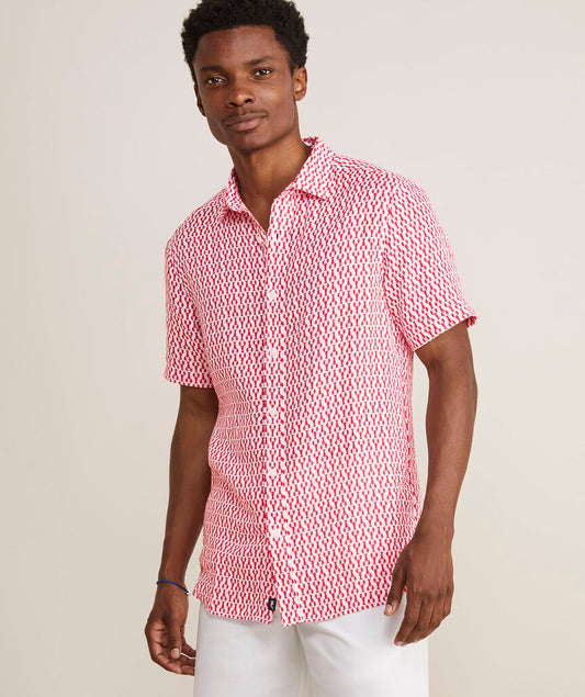 Vineyard Vines Lobster Linen Shirt