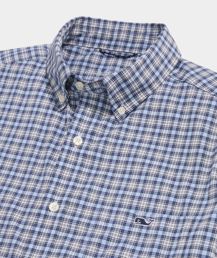 Vineyard Vines On The Go Plaid Nylon Shirt