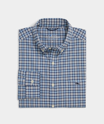 Vineyard Vines On The Go Plaid Nylon Shirt