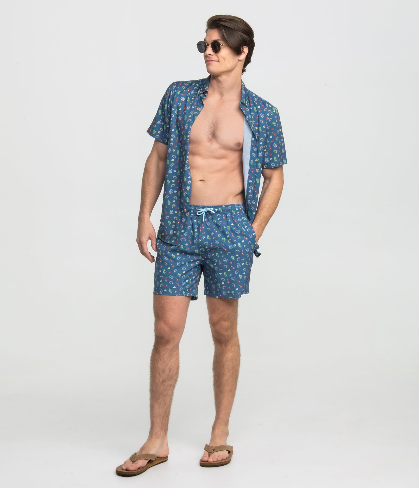 Southern Shirt Taco Tuesday Swim Shorts