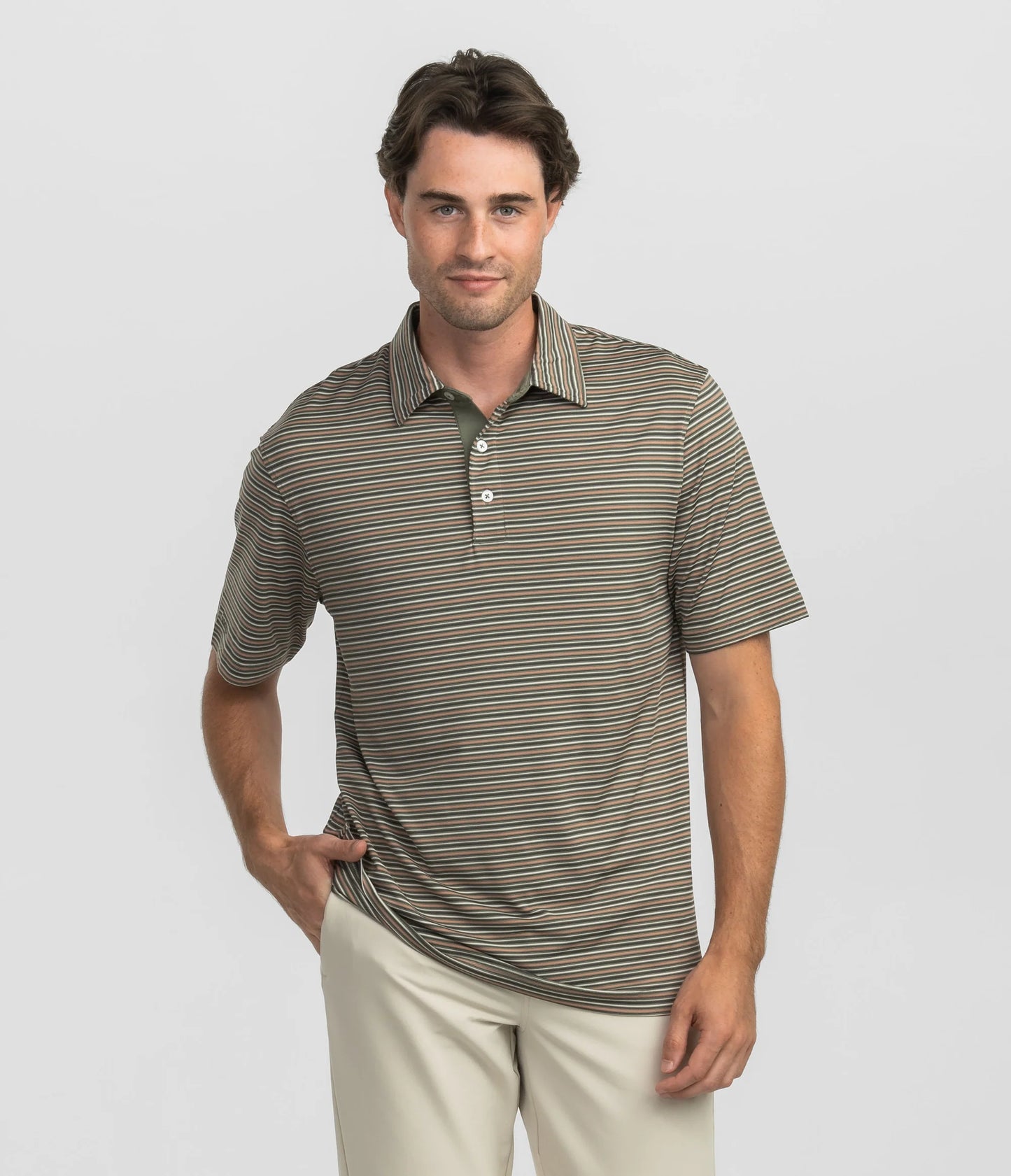 Southern Shirt Sawgrass Stripe Polo