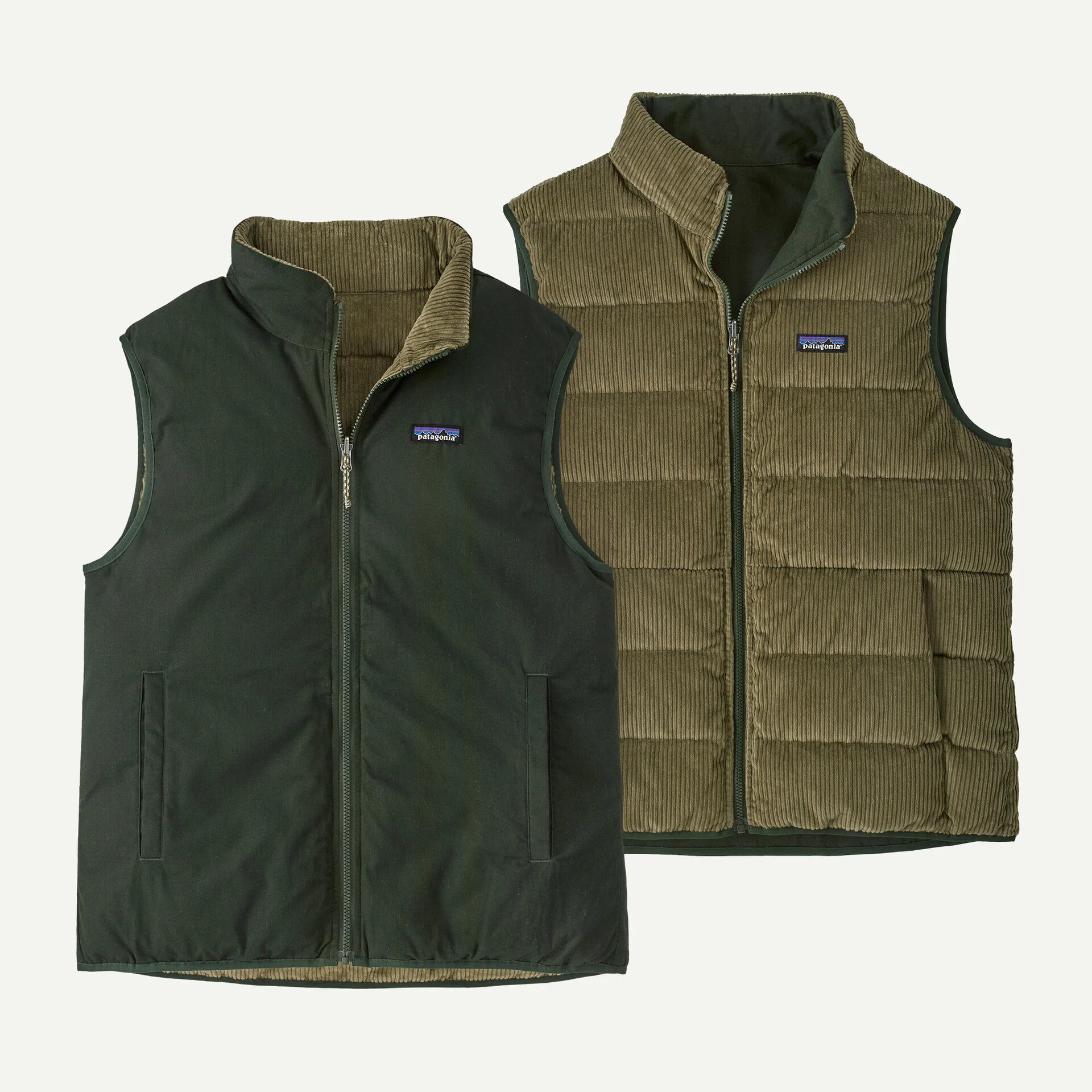 Patagonia Men's Reversible Cotton Down Vest